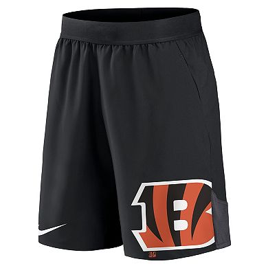 Men's Nike Black Cincinnati Bengals Stretch Performance Shorts