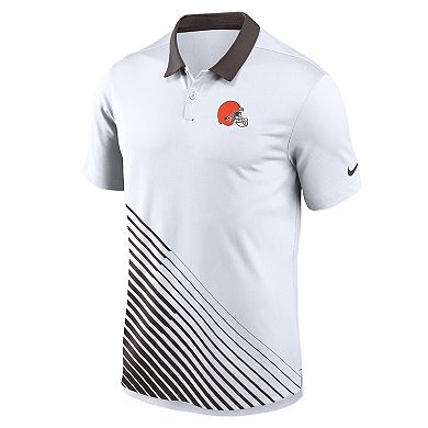 Men's Nike White Cleveland Browns Vapor Performance Polo