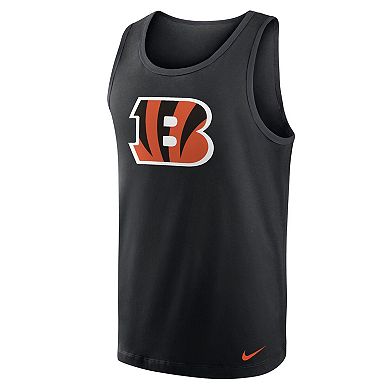 Men's Nike Black Cincinnati Bengals Tri-Blend Tank Top