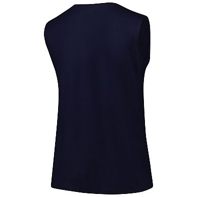 Women's Profile Navy Atlanta Braves Plus Size Tank Top