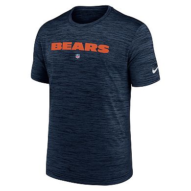 Men's Nike Navy Chicago Bears Velocity Performance T-Shirt