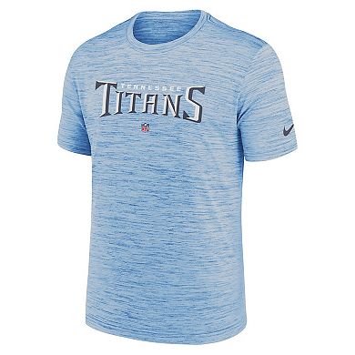 Women's Nike Light Blue Tennessee Titans Sideline Velocity Performance T-Shirt