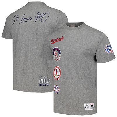 売れ筋商品|||ミッチェル&ネス Tシャツ トップス レディース Men's Heather Gray St. Louis Cardinals Cooperstown Collection City Collection T-shirt Heather Gray Men's Mitchell & Ness Heather Gray St. Louis Cardinals