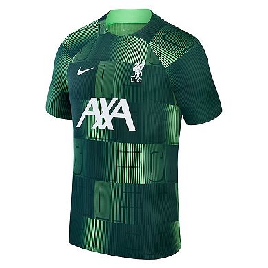 Men's Nike Green Liverpool 2023/24 Academy Pro Pre-Match Top