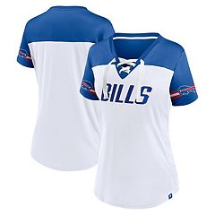 Women's G-III 4Her by Carl Banks Royal Buffalo Bills Game Time Swim V-Neck  Cover-Up Dress