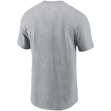 Men's Nike  Gray New England Patriots Logo Essential T-Shirt