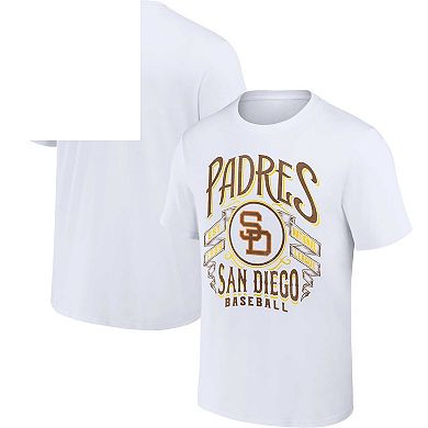 Men's Darius Rucker Collection by Fanatics White San Diego Padres Distressed Rock T-Shirt