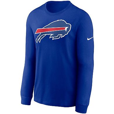 Men's Nike Royal Buffalo Bills Primary Logo Long Sleeve T-Shirt