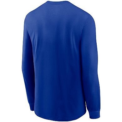 Men's Nike Royal Buffalo Bills Primary Logo Long Sleeve T-Shirt