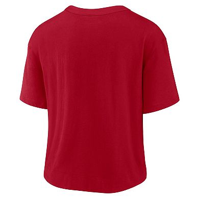 Women's Nike Red/Pewter Tampa Bay Buccaneers High Hip Fashion T-Shirt