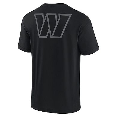 Unisex Fanatics Signature Black Washington Commanders Elements Super Soft Short Sleeve T-Shirt