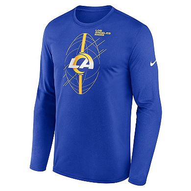 Men's Nike Royal Los Angeles Rams Legend Icon Long Sleeve T-Shirt