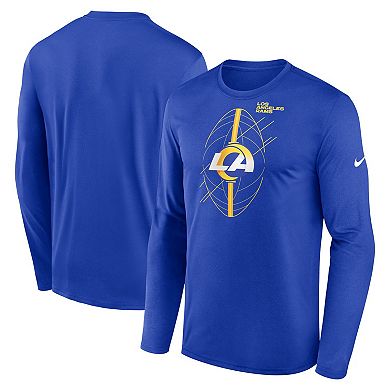 Men's Nike Royal Los Angeles Rams Legend Icon Long Sleeve T-Shirt