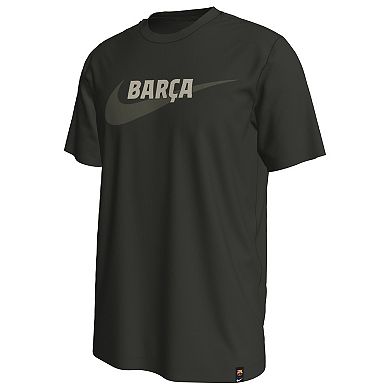 Men's Nike Olive Barcelona Swoosh T-Shirt