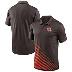 : Men's White/Brown Cleveland Browns Big & Tall Fade Polo :  Sports & Outdoors