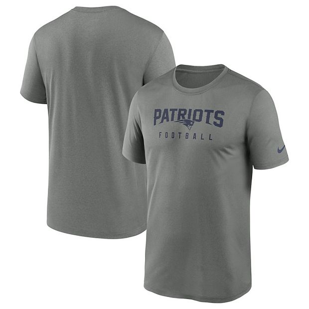 Infant Heathered Gray New England Patriots Crew Neck T-Shirt