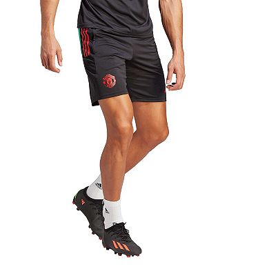 Men's adidas Black Manchester United 2022/23 Training AEROREADY Shorts
