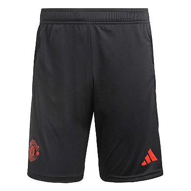 Men's adidas Black Manchester United 2022/23 Training AEROREADY Shorts