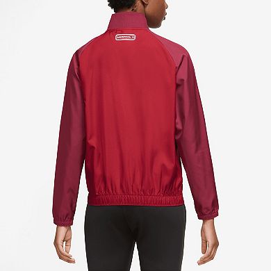 Women's Nike Red Liverpool Anthem Raglan Performance Full-Zip Jacket