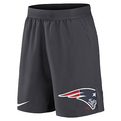 Men's Nike Anthracite New England Patriots Stretch Performance Shorts