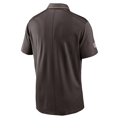 Men's Nike Brown Cleveland Browns Sideline Victory Performance Polo