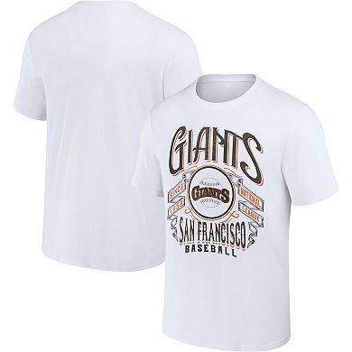 Men's Darius Rucker Collection by Fanatics White San Francisco Giants Distressed Rock T-Shirt