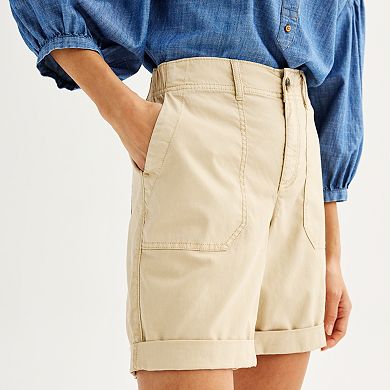 Petite Sonoma Goods For Life® Utility Bermuda Shorts