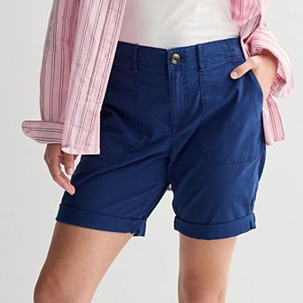 Petite Sonoma Goods For Life® Utility Bermuda Shorts