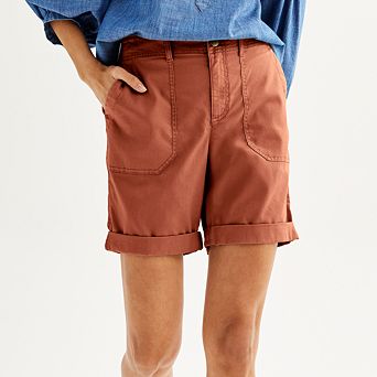 Petite Sonoma Goods For Life® Utility Bermuda Shorts