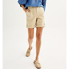 Kohls womens clearance khaki shorts