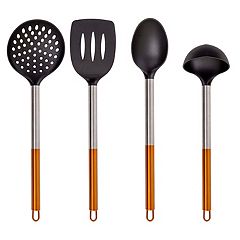 Rachael Ray Tools & Gadgets Wooden Kitchen Utensil Set, 4-Piece