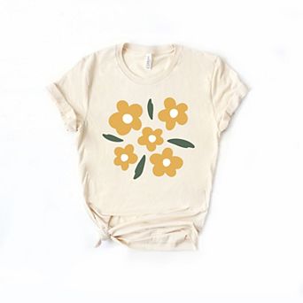 Simply Sage Market Yellow Daises Short Sleeve Tee