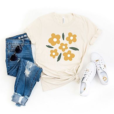 Simply Sage Market Yellow Daises Short Sleeve Tee