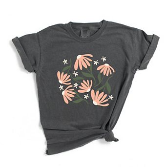 Simply Sage Market Pink Daisies Garment Dyed Tee