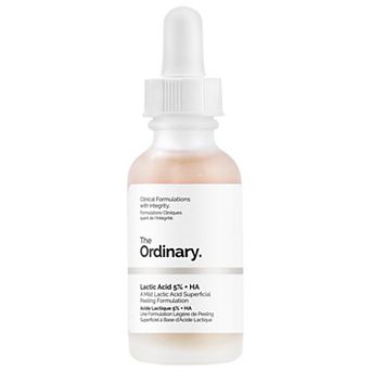 The Ordinary Lactic Acid 5% + HA 2% Gentle Facial Exfoliating Serum for Uneven Texture