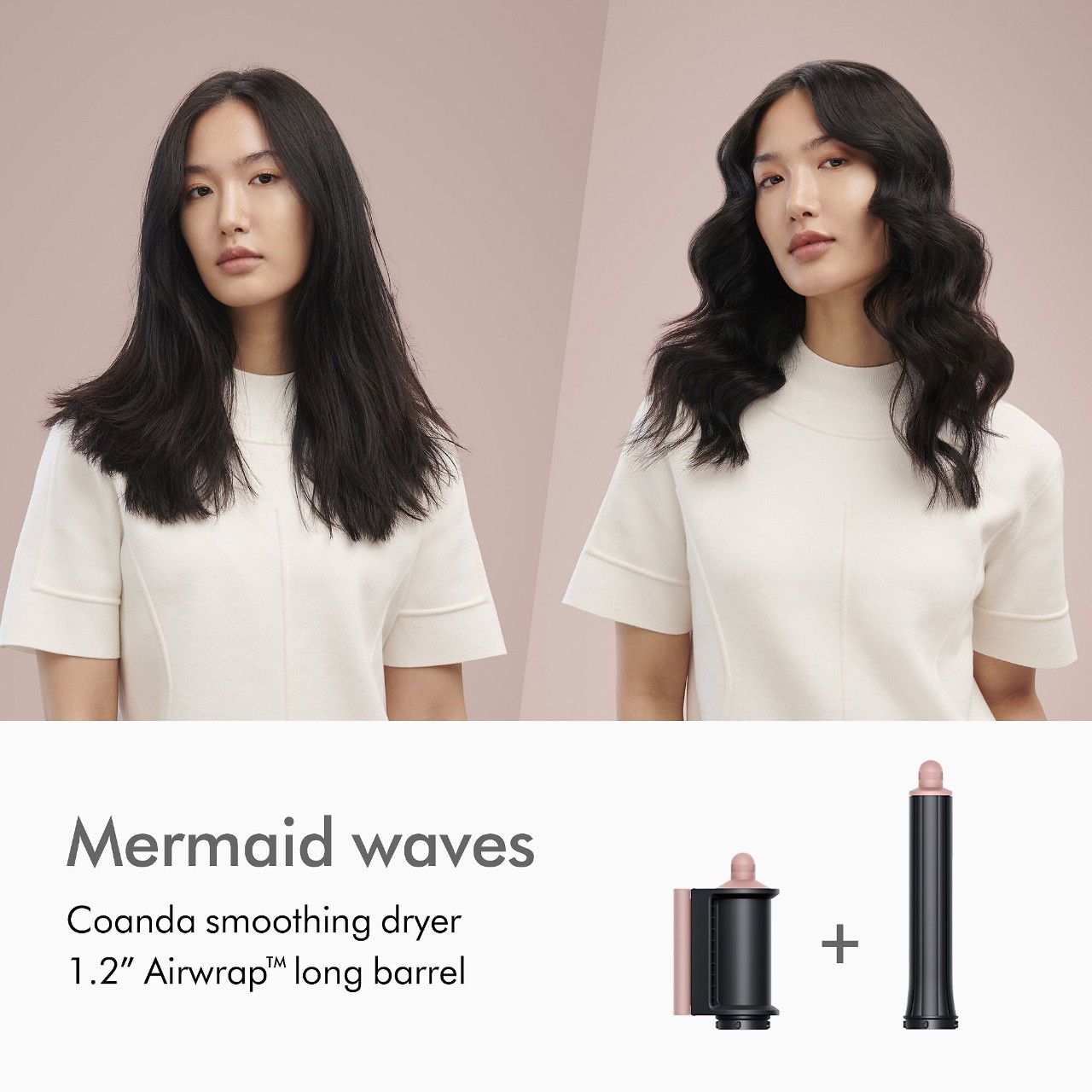 Dyson Special Edition Airwrap Multi Styler Complete Long in Blue Blush