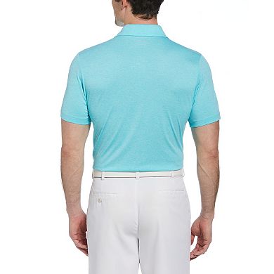 Men's Grand Slam Slim Fit Heather Golf Polo