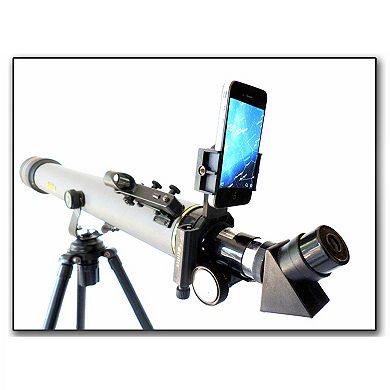 Cassini SS-2800 800mm x 60mm Refractor Telescope and Galileo G-SPA Smartphone Adapter Kit