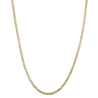 Sunkissed Sterling Double Curb Chain Necklace