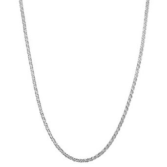 Sunkissed Sterling Double Curb Chain Necklace