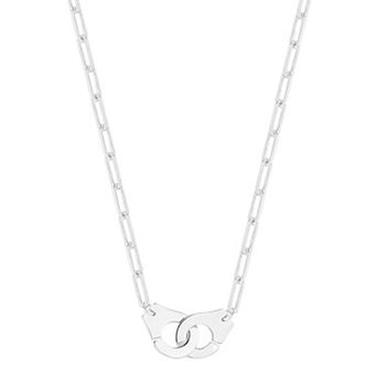 Sunkissed Sterling 14k Gold over Silver Handcuff Choker Necklace