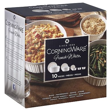 CorningWare French White 10-pc. Round Bakeware Set