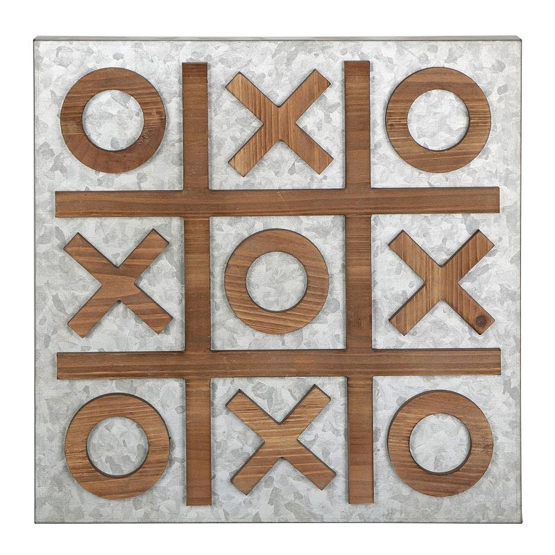 Tic-Tac-Toe Magnetic Wall Art, Multi