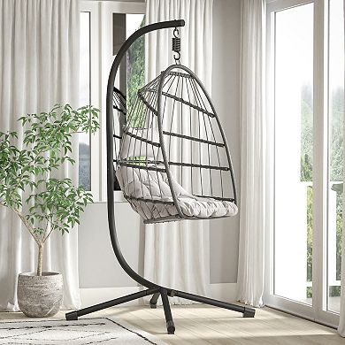 Flash Furniture Harvo All-Weather Hanging Hammock Chair