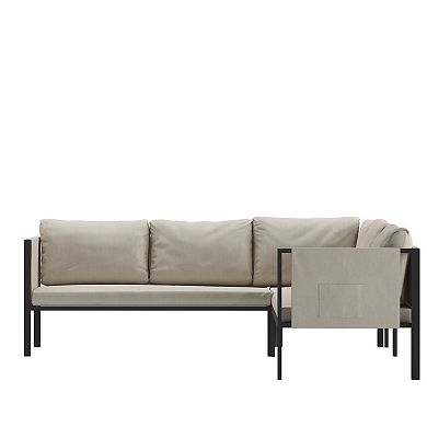 Flash Furniture Lea Indoor / Outdoor Sectional Couch