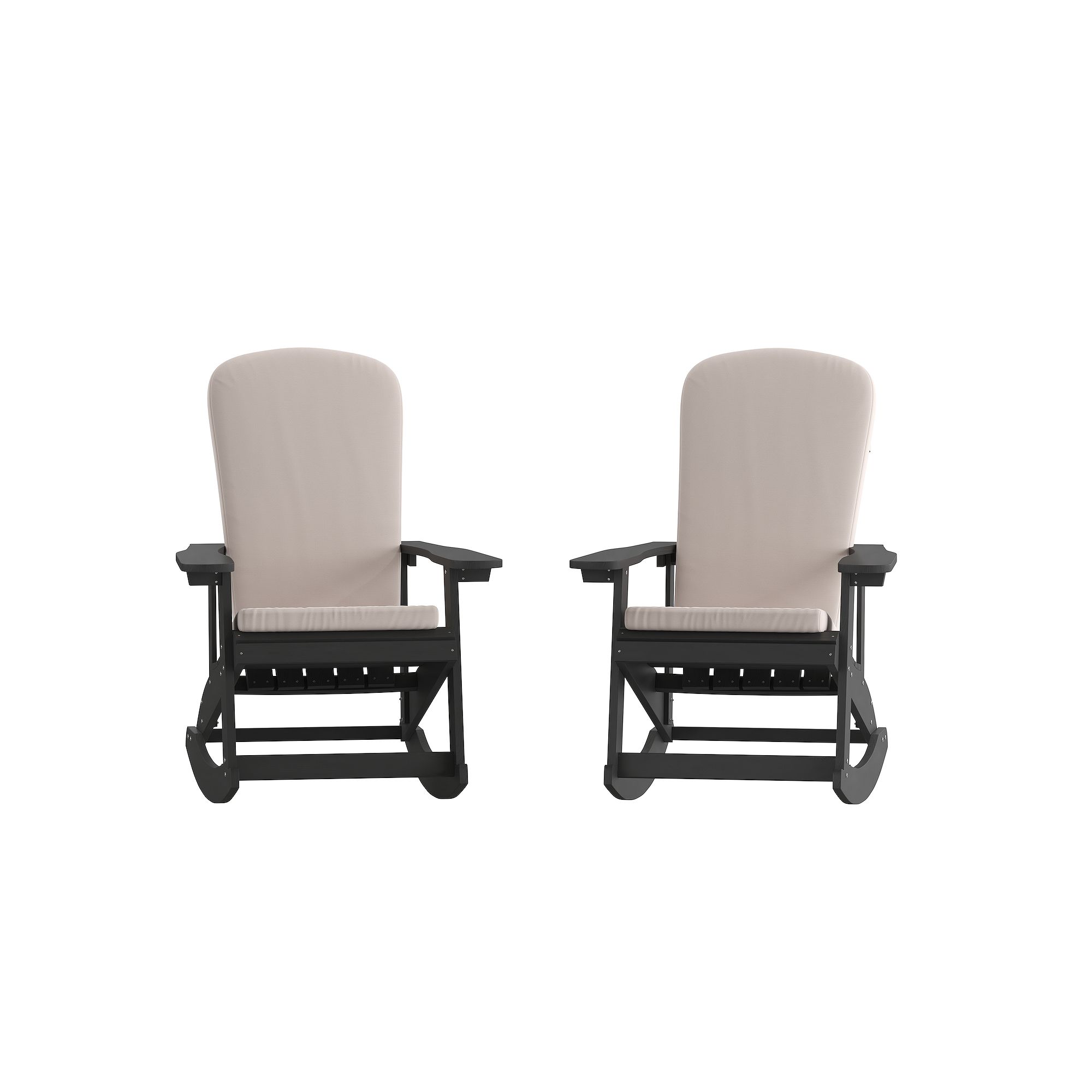 Flash Furniture Savannah All-Weather Adirondack Patio Rocking Chair 2-piece
