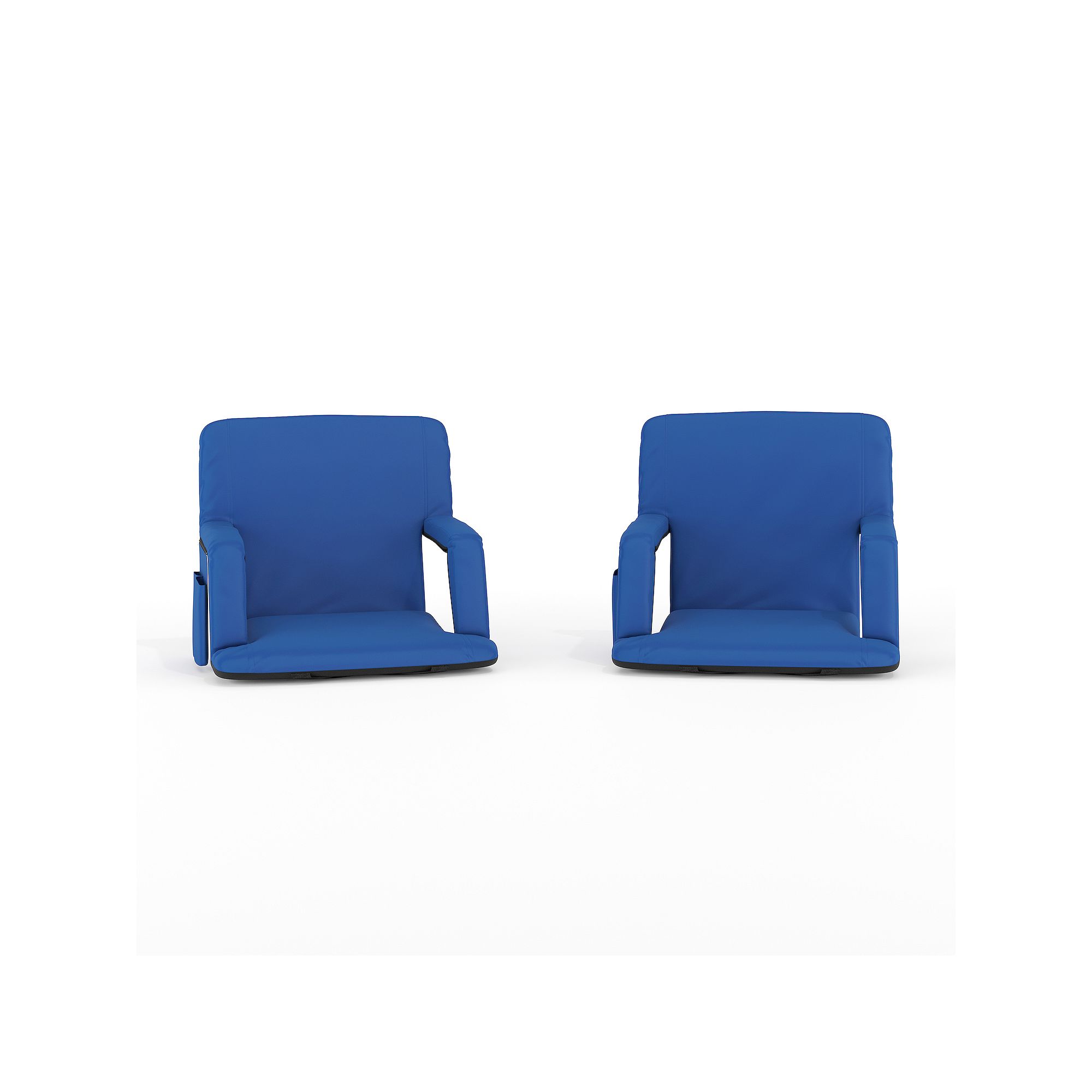 Flash Furniture Malta Portable Lightweight Reclining Stadium Chair 2-piece 