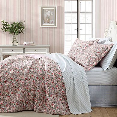 Laura Ashley Rowena Pink Quilt or Sham