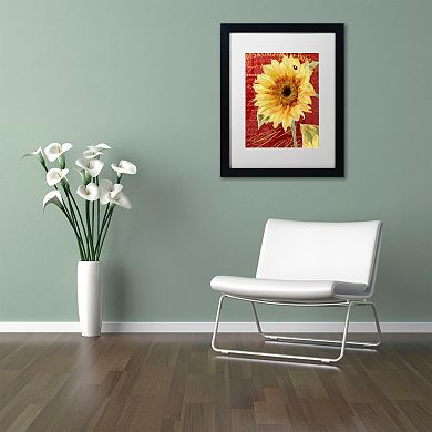 Trademark Fine Art Ladybug Black Framed Wall Art