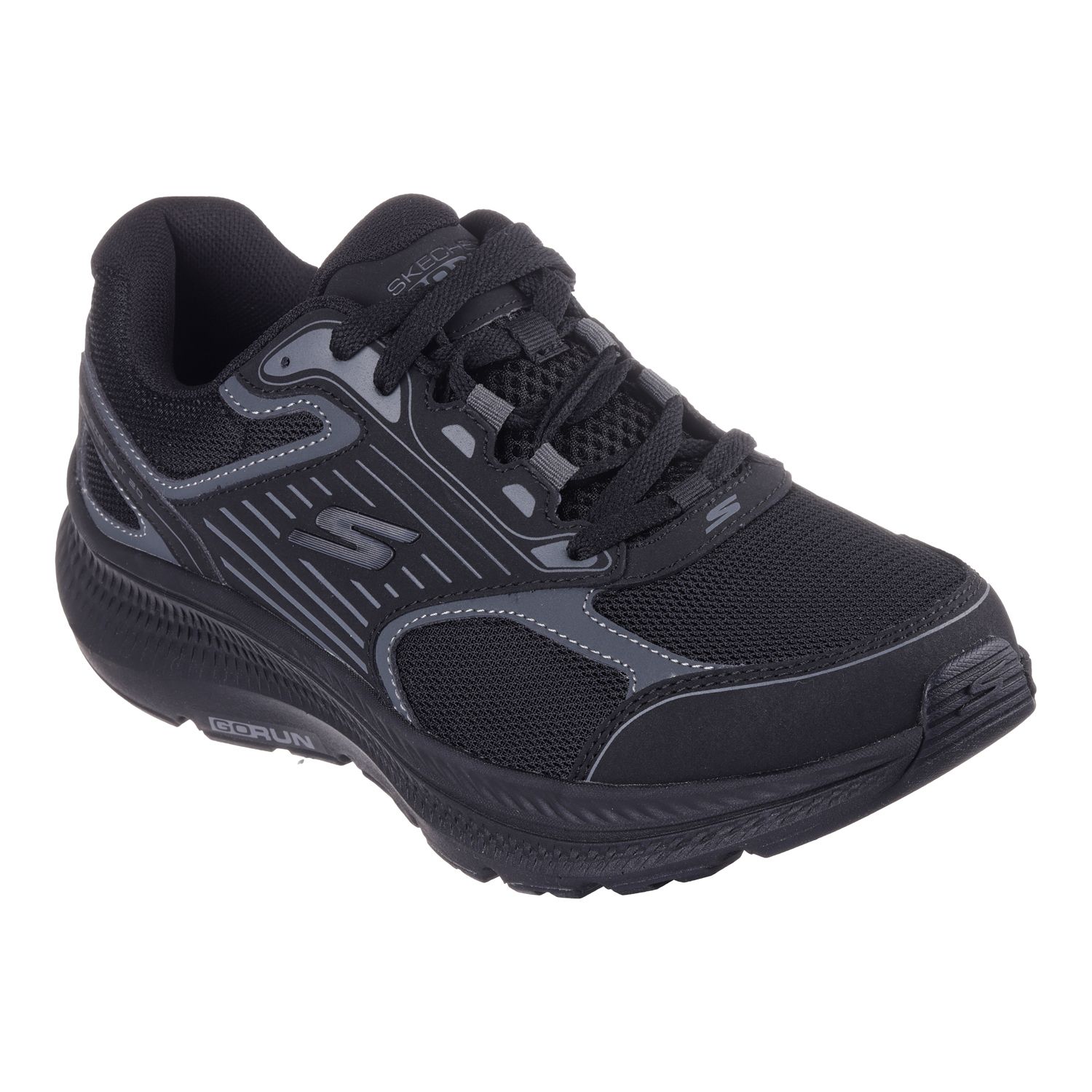 Skechers GOrun Consistent Mens 12 Black Orange Running Shoes Sneakers Walking Skechers GOrun Consistent™ is a well-cushioned lace up  main image 2